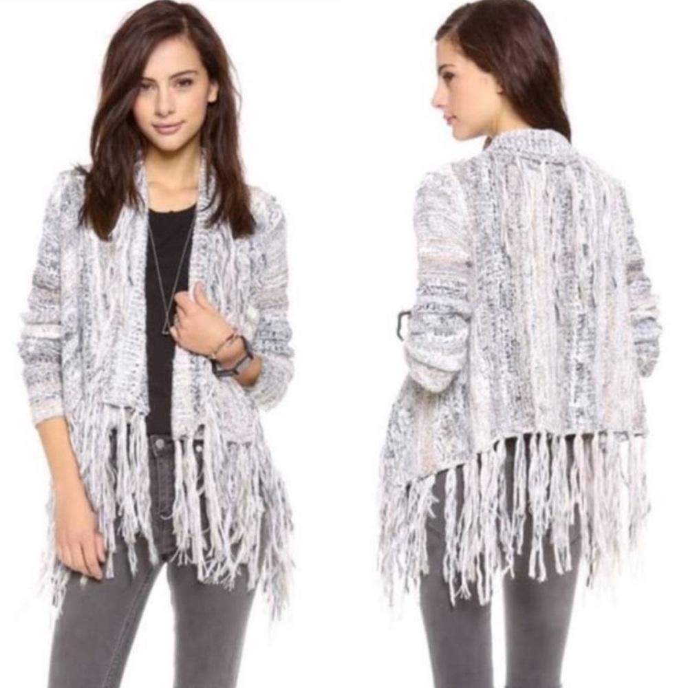 FREE PEOPLE Alpaca Blend Sweater Cardigan Boho M